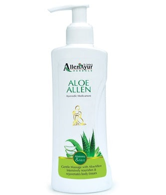 AllenAyur Herbals homeopathy Aloe Allen - Ayurvedic Medicament Body Lotion