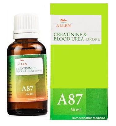 Allen A87 Homeopathy Creatinine and Blood Urea Drops