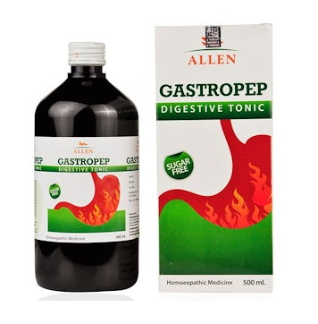 Allen Gastropep Digestive Tonic, Gastropep Syrup, Allen Gastropep Sugar Free Syrup, Homeopathic Digestive Tonic, Acidity Relief Syrup, Homeopathic Medicine for Gas, Homeopathic Heartburn Relief, Indigestion Syrup,