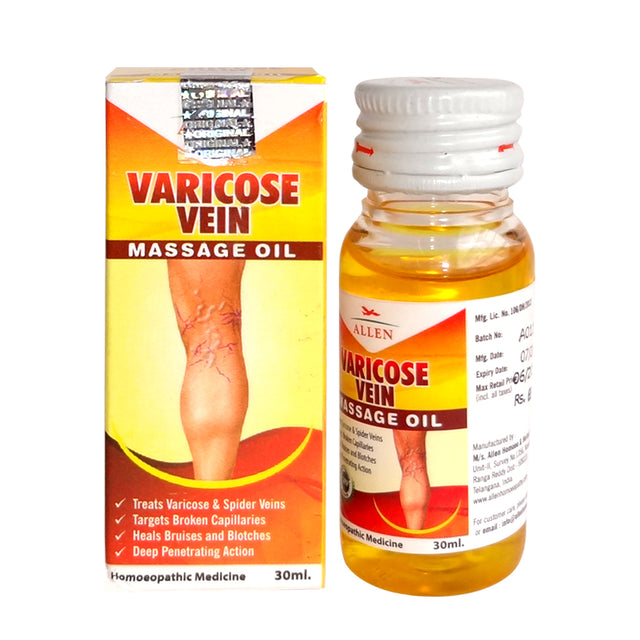 Allen Varicose Vein Massage Oil homeopathic 