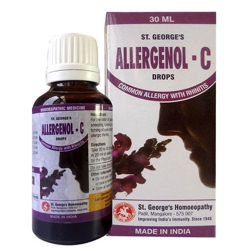 St George Allergenol-C Drops for Common Allergy with Rhinitis