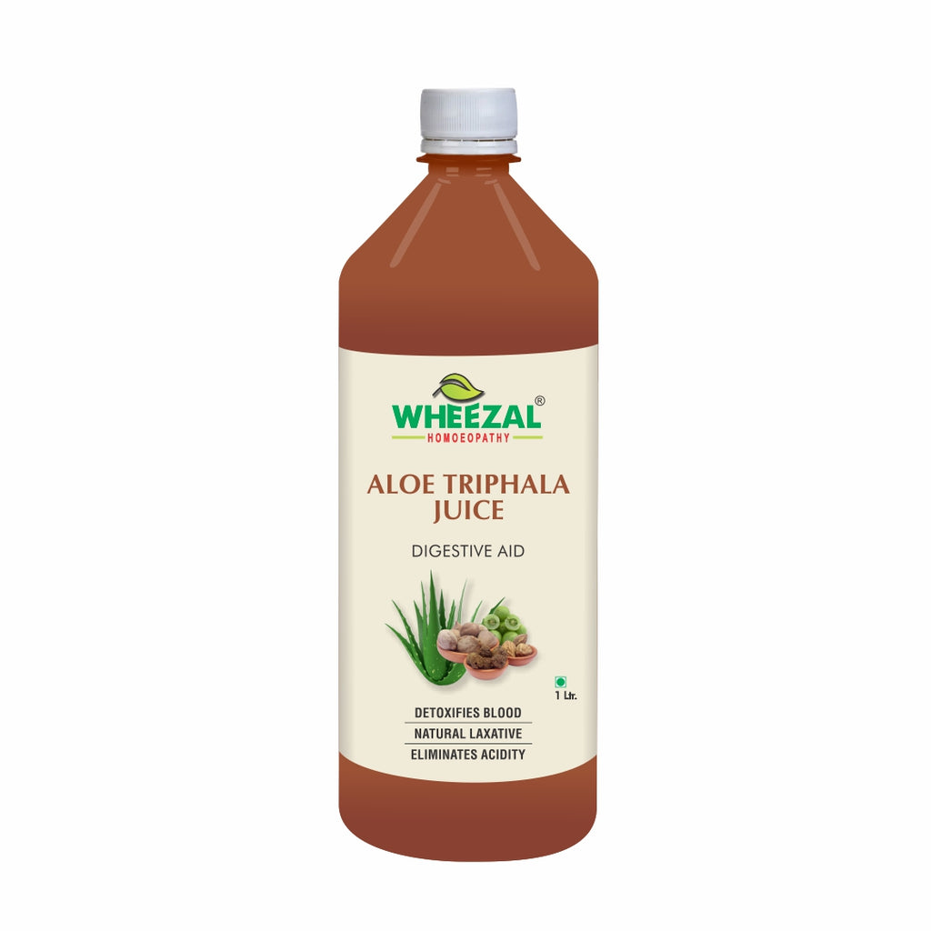 Wheezal Homeopathy Aloe Triphala Juice, Diabetes, Detox