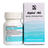 Nasal congestion treatement homeopathy Schwabe Alpha NC Tablets 