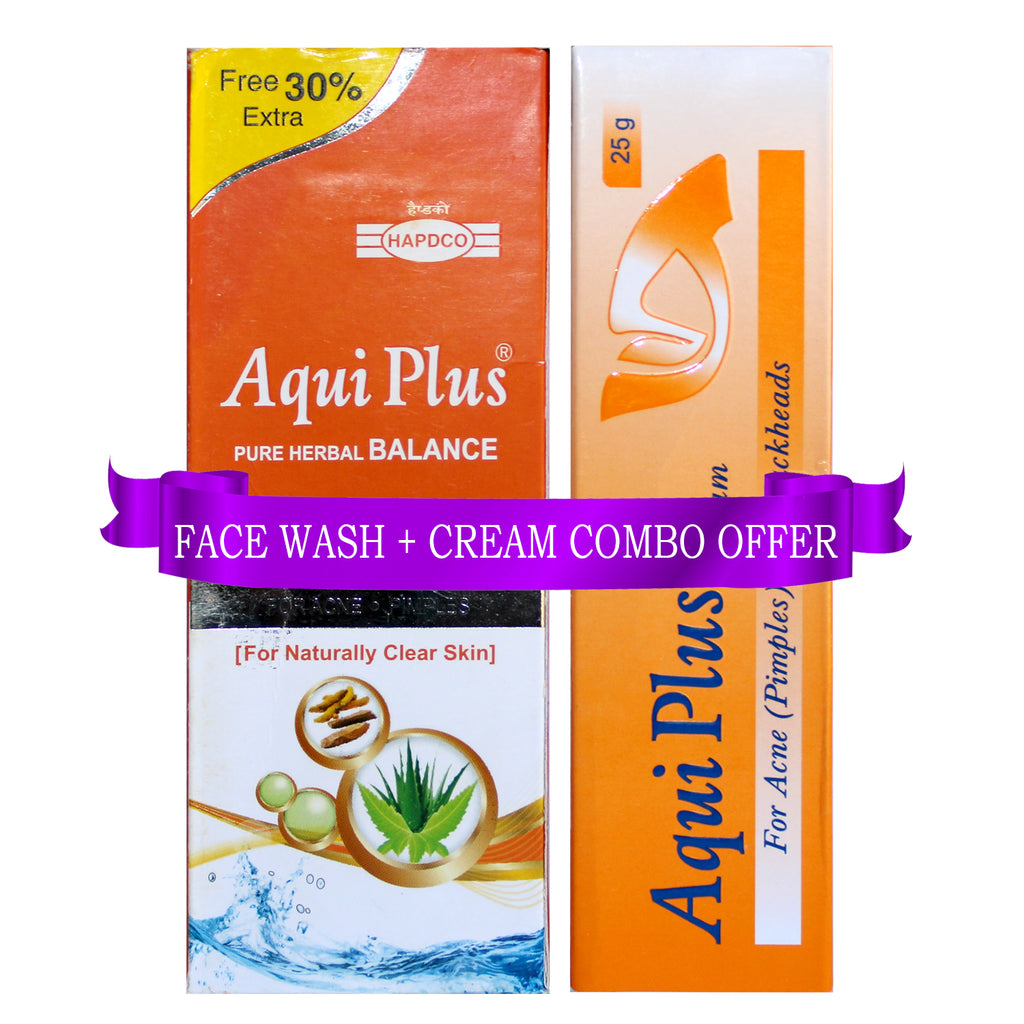 Aqui Plus Skin Care combo (Cream + Face Wash) 10% off