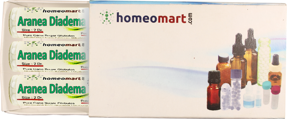 Aranea Diadema Homeopathy pills Box