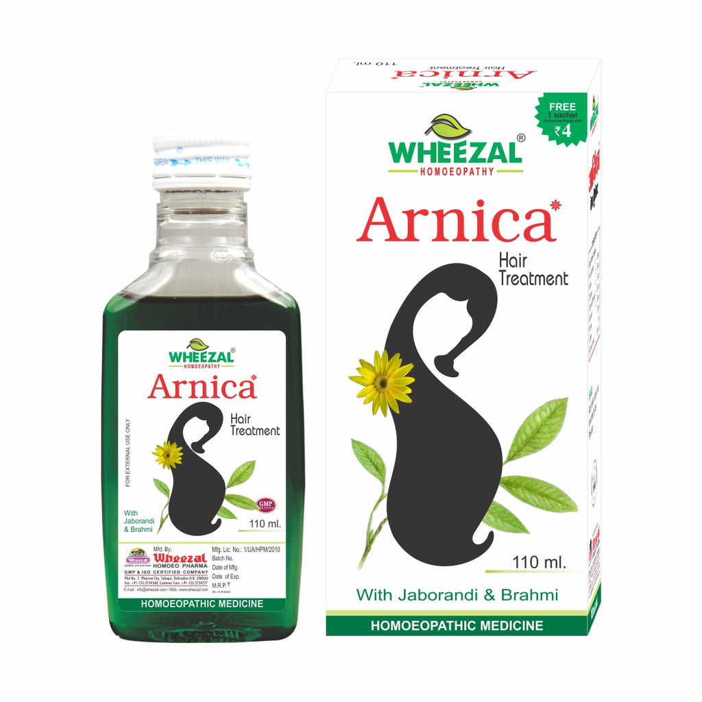 Wheezal Homeopathy Arnica Hair Treatment Oil, Hairfall control 50% Off