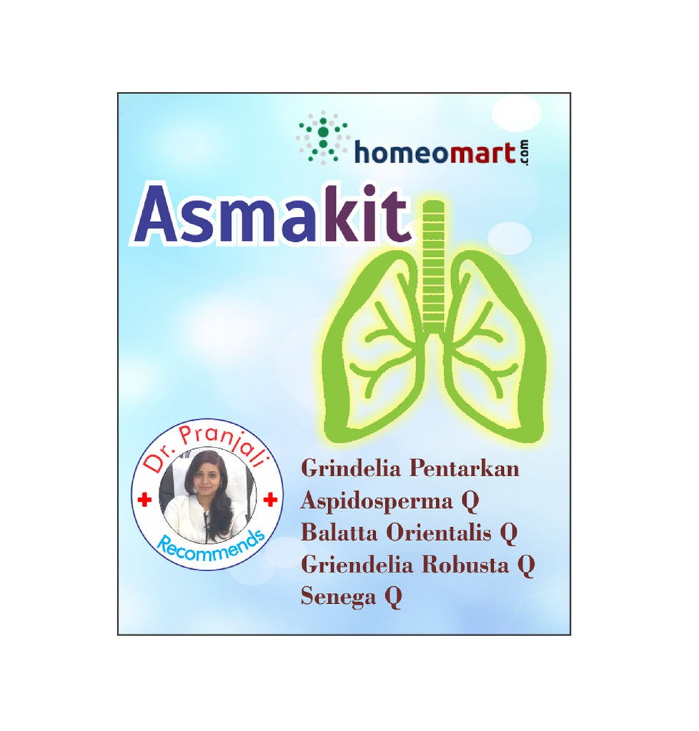 Asmakit asthma homeopathy medicine for Shortness of breath Chest tightness or pain wheezing