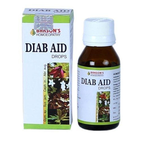 Baksons Diab Aid Drops homeopathy diabetes medicine