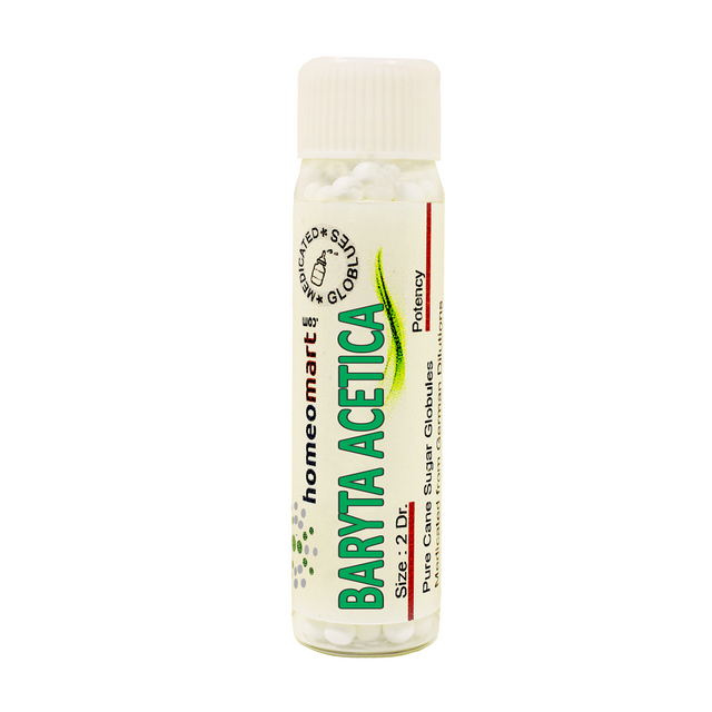 Baryta Acetica Homeopathy 2 Dram Pills