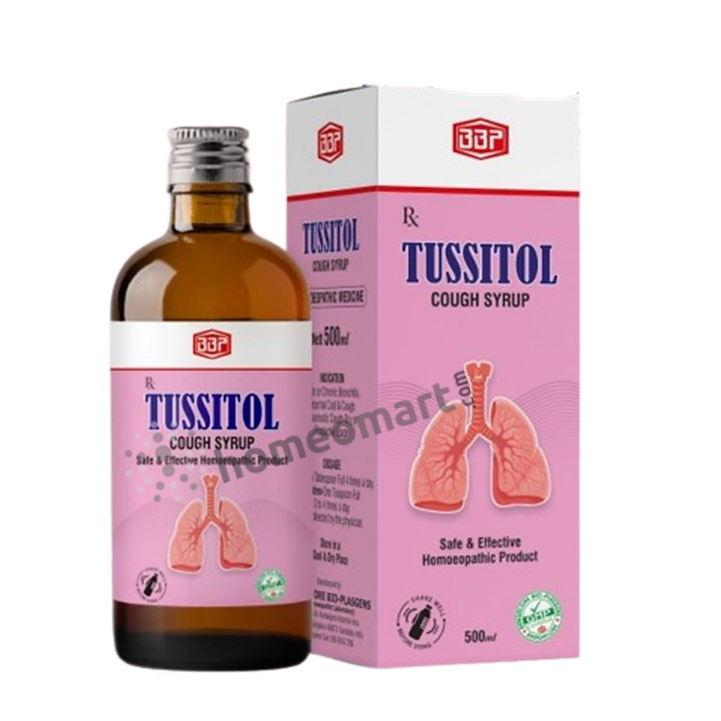 BBP Tussitol Cough Syrup, Allergic dry cough, Spasmodic cough