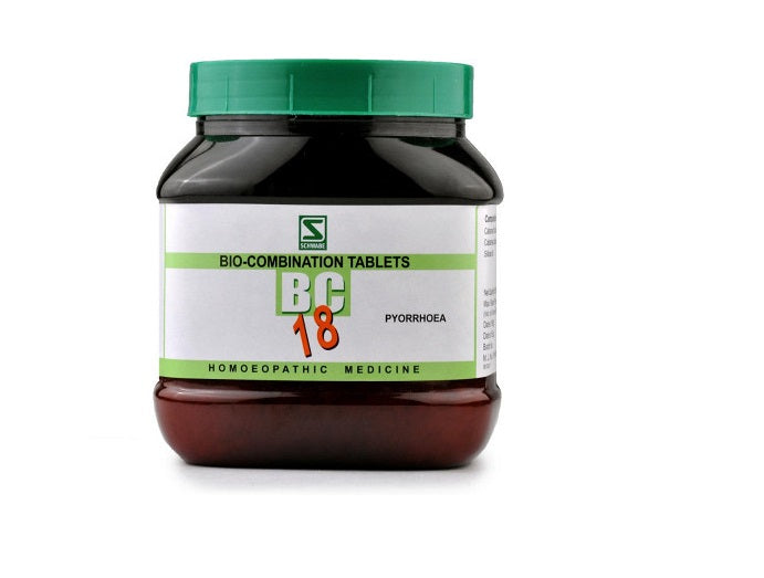 Schwabe Biocombination 18 (BC18) tablets for Pyorrhoea, Bleeding Gums 550 Gms Pack