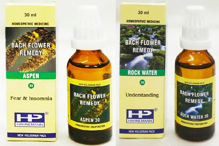 Bach Flower Remedy Mix Aspen, Rock water for High sensitivity