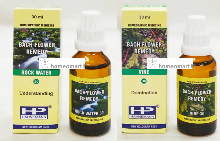 Bach Flower Remedy Mix Rock Water, Vine for Headaches