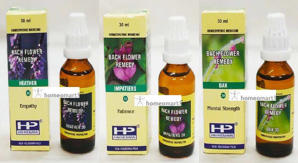Bach Flower Remedy Mix Heather, Impatiens, Oak for Allergy
