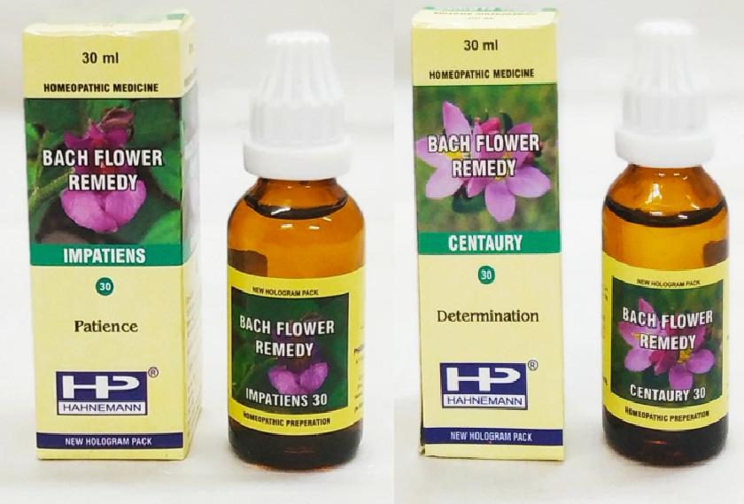 Bach Flower Remedy Mix Impatiens, Centaury for mood swings