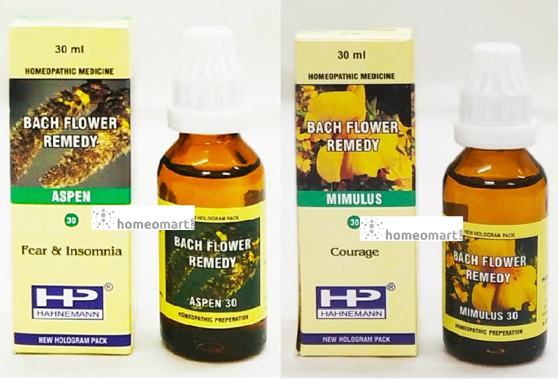 Bach Flower Remedy Mix Aspen, Mimulus, for Behaviour problems