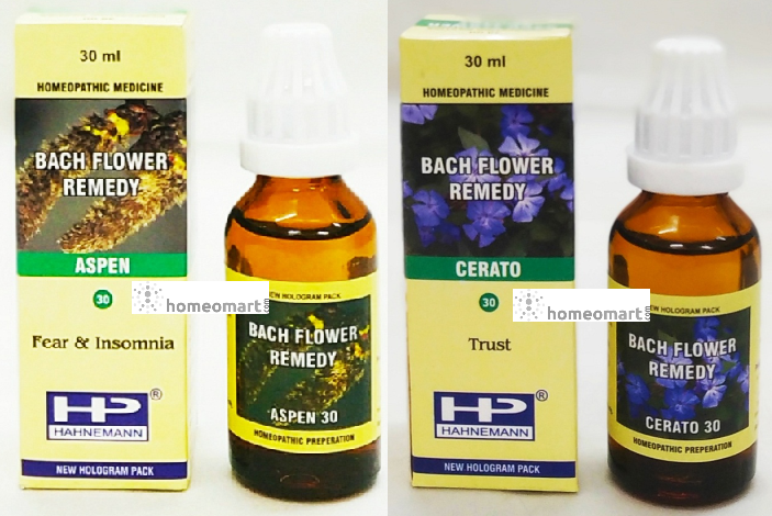 Bach Flower Remedy Mix Aspen, Cerato for dogs