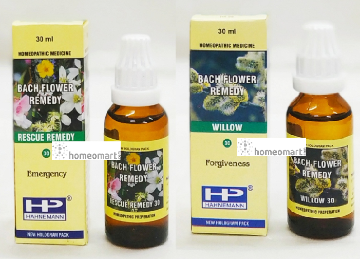 Bach Flower Remedy Mix Rescue, Willow for fear of fireworks in dogs