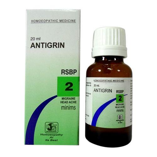 Minims No 2 Antigrin for headache migraine