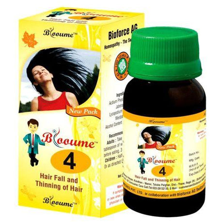 Blooume 4 Biohair drops for Hairfall, Acid Phos, Wiesbaden, Lycopodium