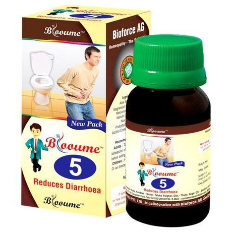 Blooume 5 BIORRHOEABlooume 5 Biorrhoea Drops for Diarrhoea, Loose Motions watery stools