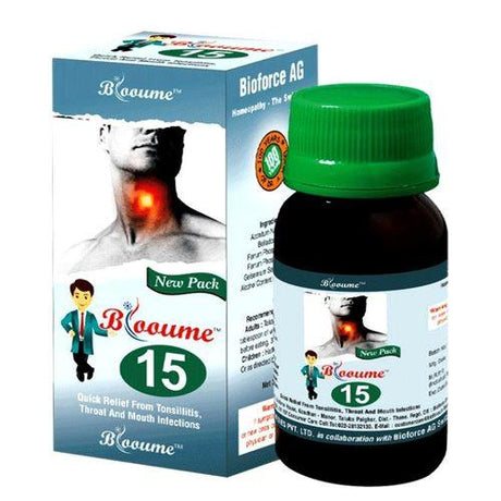 Blooume 15 Fiebrisan Drops, Tonsillitis, Throat Infection