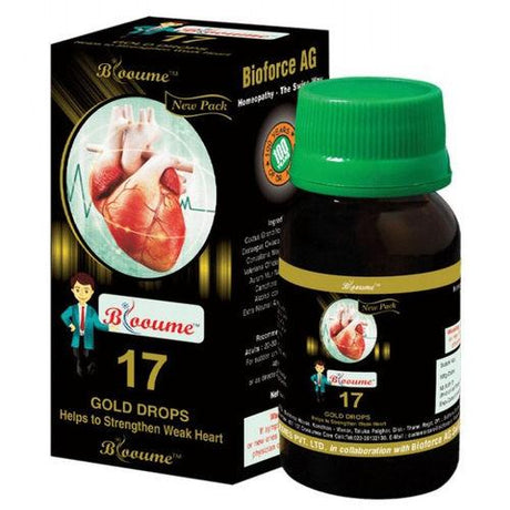 Blooume 17 (Heart Care Gold Drops) Myocardial Weakness, Coronary Insufficiencies, Vascular Disturbances, Myocardial Infarction