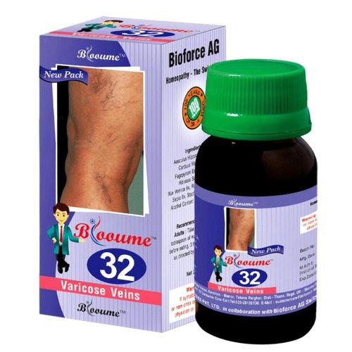 Blooume 32 for VARICOSE VEINs Diseases Of Veins, Varicose, Gnarled, enlarged veins,