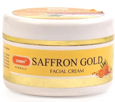 Bakson's Sunny Saffron Gold Facial Cream for Spotless Beauty, Fairness.