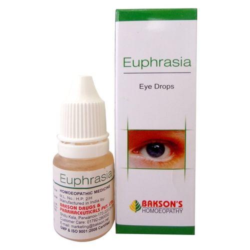 Bakson Euphrasia Eye Drops for eye congestion, watering, irritation, and photophobia