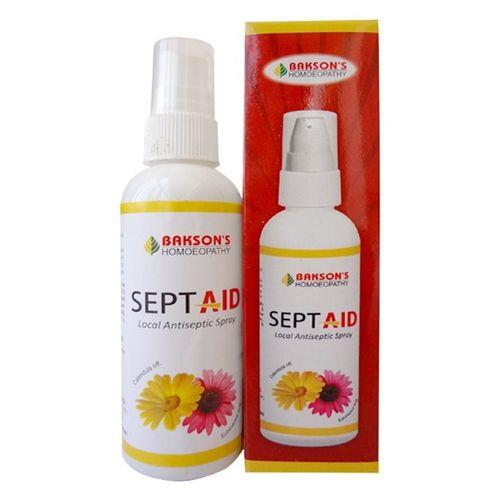 Bakson Sept Aid Spray  local antiseptic Spray for minor cuts, burns, insect bites