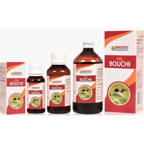 Bakson Oil Bouchi, Bakson Bouchi Oil, Bouchi Oil for Vitiligo, Bakuchi Oil, Babchi Oil, Psoralea Corylifolia Oil, Homeopathic Bouchi Oil, Bakson Vitiligo Oil, Leucoderma Oil, Vitiligo Skin Care, Skin Pigmentation Oil, Homeopathic Medicine for Vitiligo, Homeopathic Medicine for Leucoderma, Bakuchi Homeopathy, Bakson Skin Care