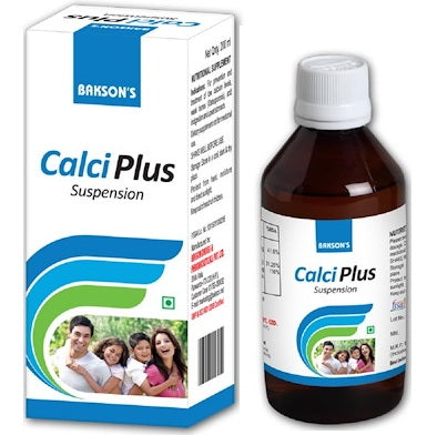 Bakson calci plus suspension calcium syrup for strong bones
