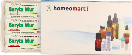 Baryta Muriatica (Barium Muriaticum) Homeopathy Pills  Box