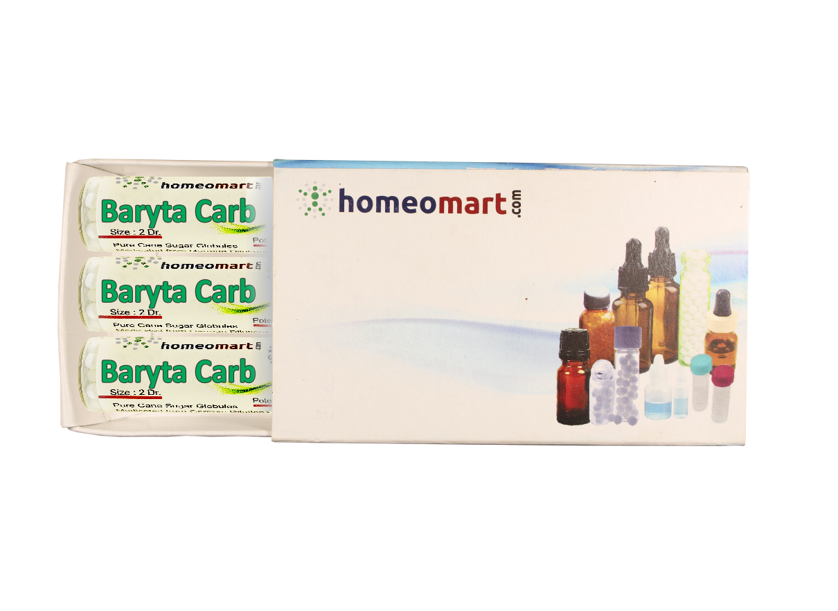 Homeopathy Baryta Carbonica 2 Dram Pills Box