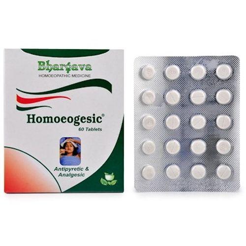 Bhargava Homoeogesic Tablets - homeopathy Antipyretic and Analgesic