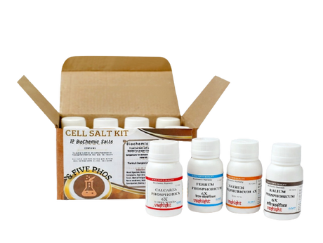 Homeopathy Biochemic cell salt kit  with  Calc Fluor, Calc Phos, Kali Phos, Natrum Mur, Silicea etc