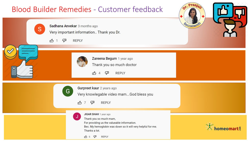 homeopathy blood builder remedies reviews customer feedback