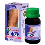 image showing a box with varicose illustration and a bottle labelled blooume 32