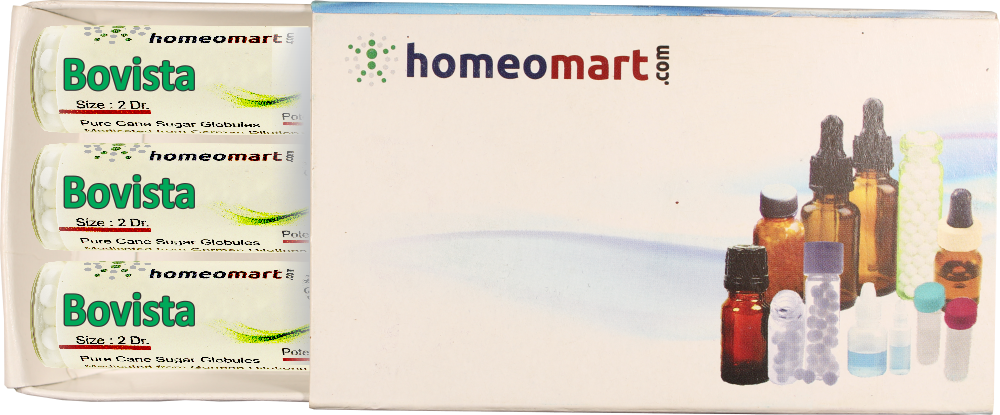 Bovista  Homeopathy medicine pills box