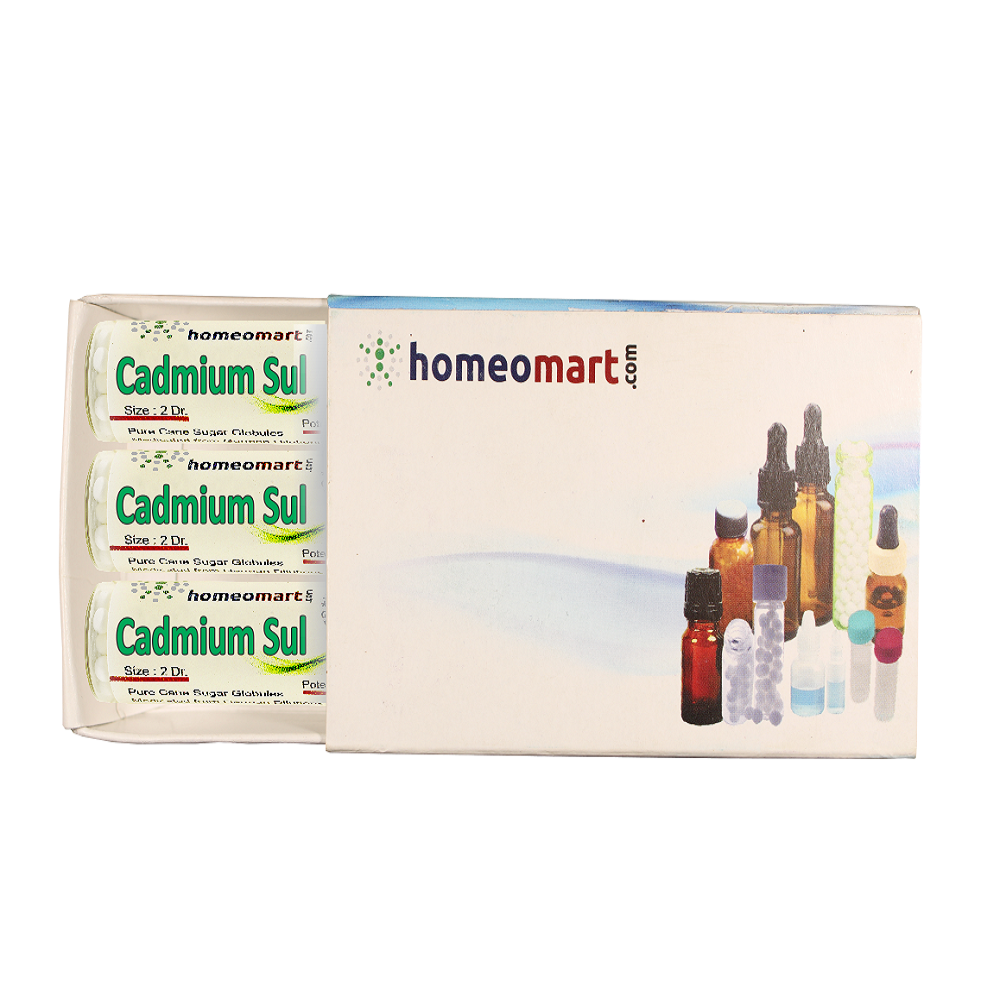 Cadmium Sulphuricum Homeopathy 2 Dram Pills  Box