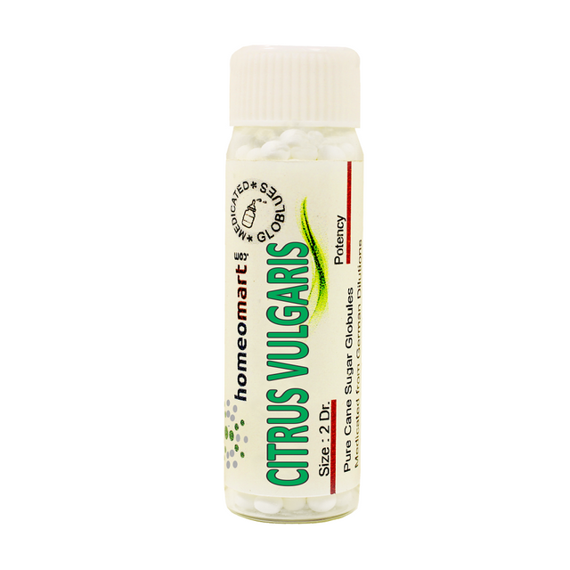 Citrus Vulgaris Homeopathy 2 Dram Pills