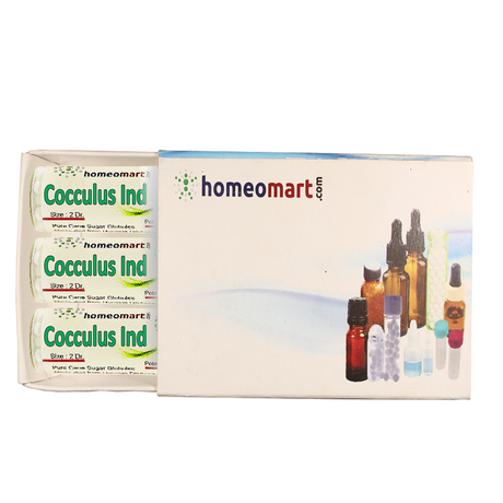 Cocculus indica 2 Dram Pills Box