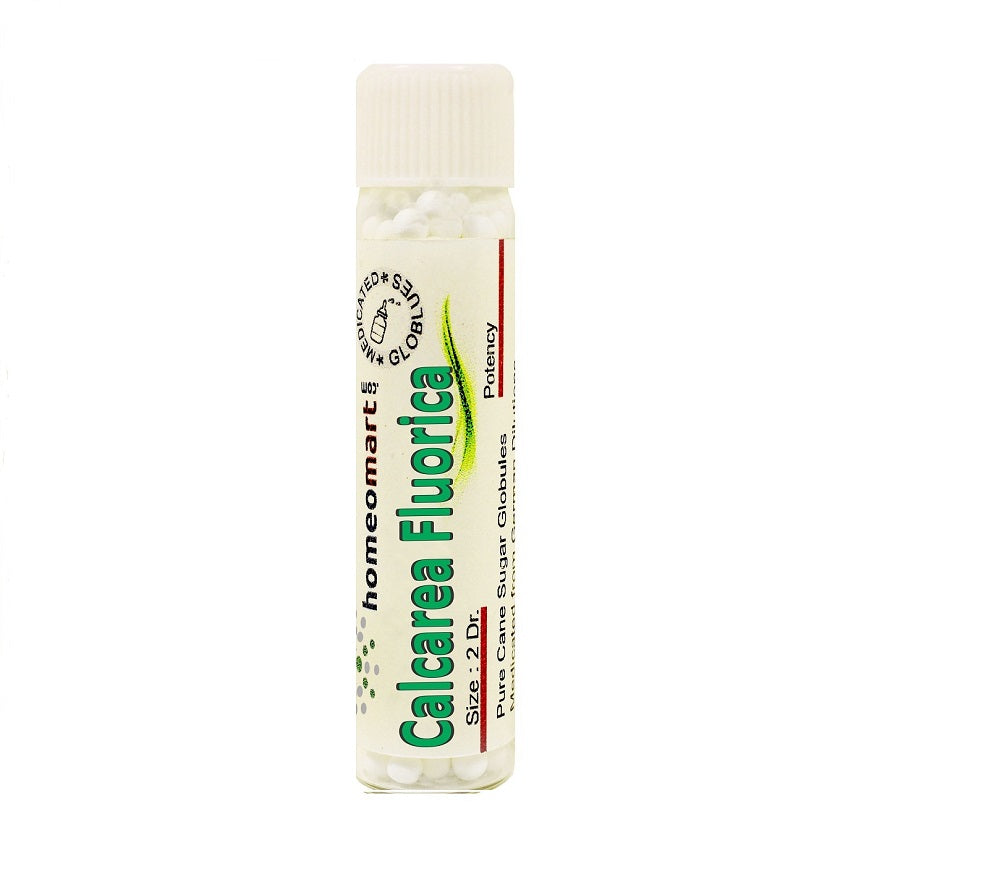 Calcarea Fluorica Homeopathy 2 Dram Pills 6C, 30C, 200C, 1M, 10M