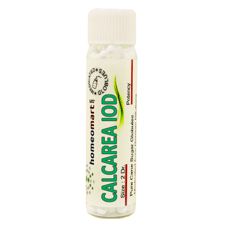 Calcarea Iodata Homeopathy 2 Dram Pills 6C, 30C, 200C, 1M, 10M, 50M, CM