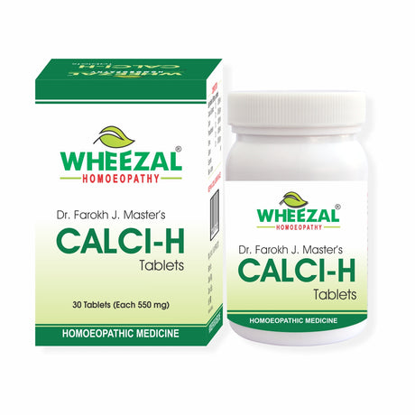 Wheezal Homeopathy Calci H Tablets for Osteoporosis