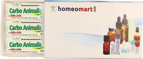 Carbo Animalis Homeopathy Pills Box