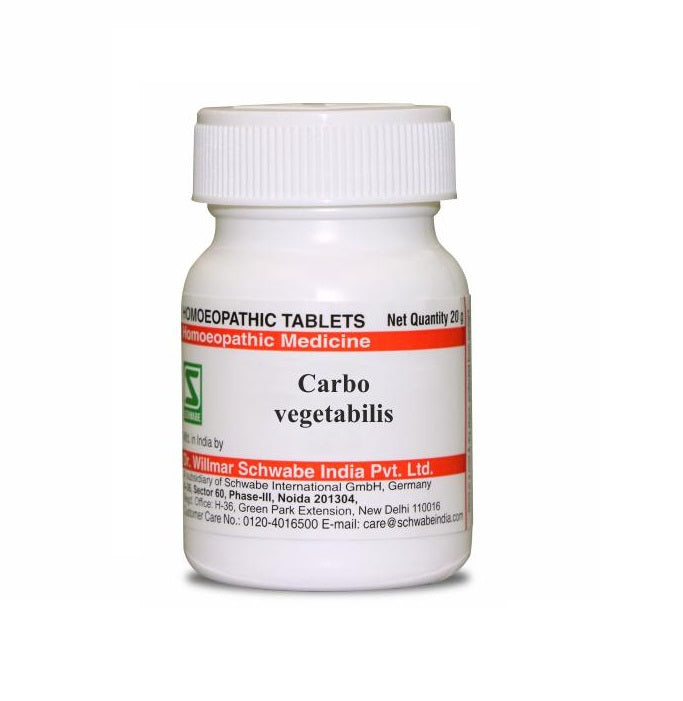 Carbo Vegetabilis 3x, 6x Homeopathy Trituration Tablets