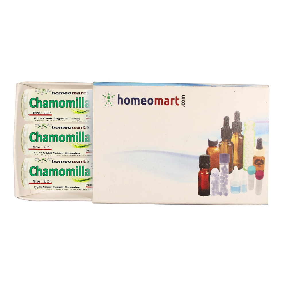 Homeopathy Chamomilla 2 Dram Pills Box