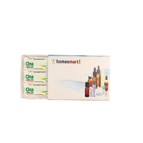 Cina 2 Dram Homeopathy Pills Box 6C, 30C, 200C, 1M, 10M